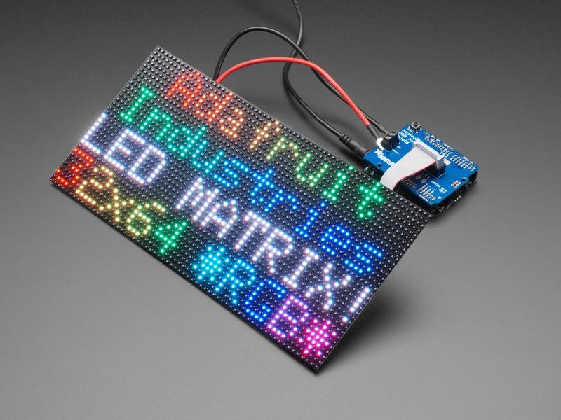 Adafruit RGB Matrix Shield för Arduino - Opencircuit