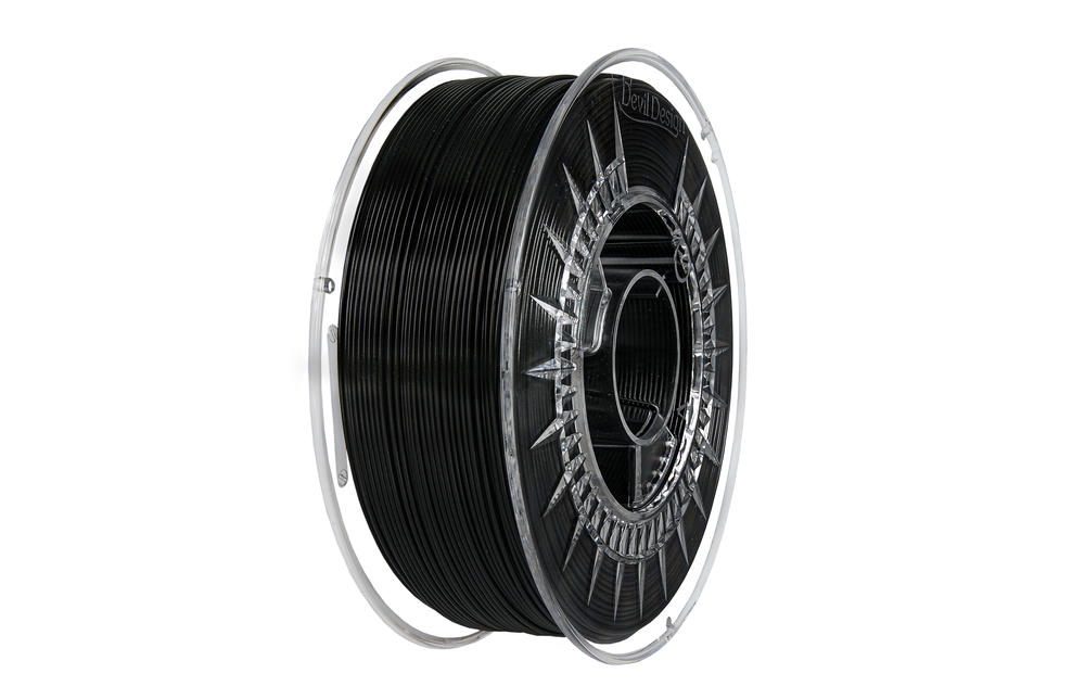 PLA Filament Black - 1.75 - 1kg - Devil Design