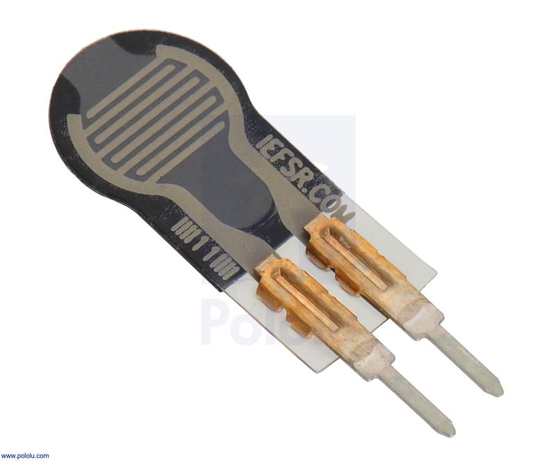 Pololu Force-Sensing Resistor: 0.25″-Diameter Circle, Short Tail ...