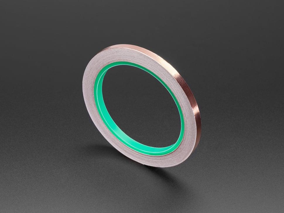 Adafruit Koperfolietape met geleidende lijm - rol van 6 mm x 15 meter