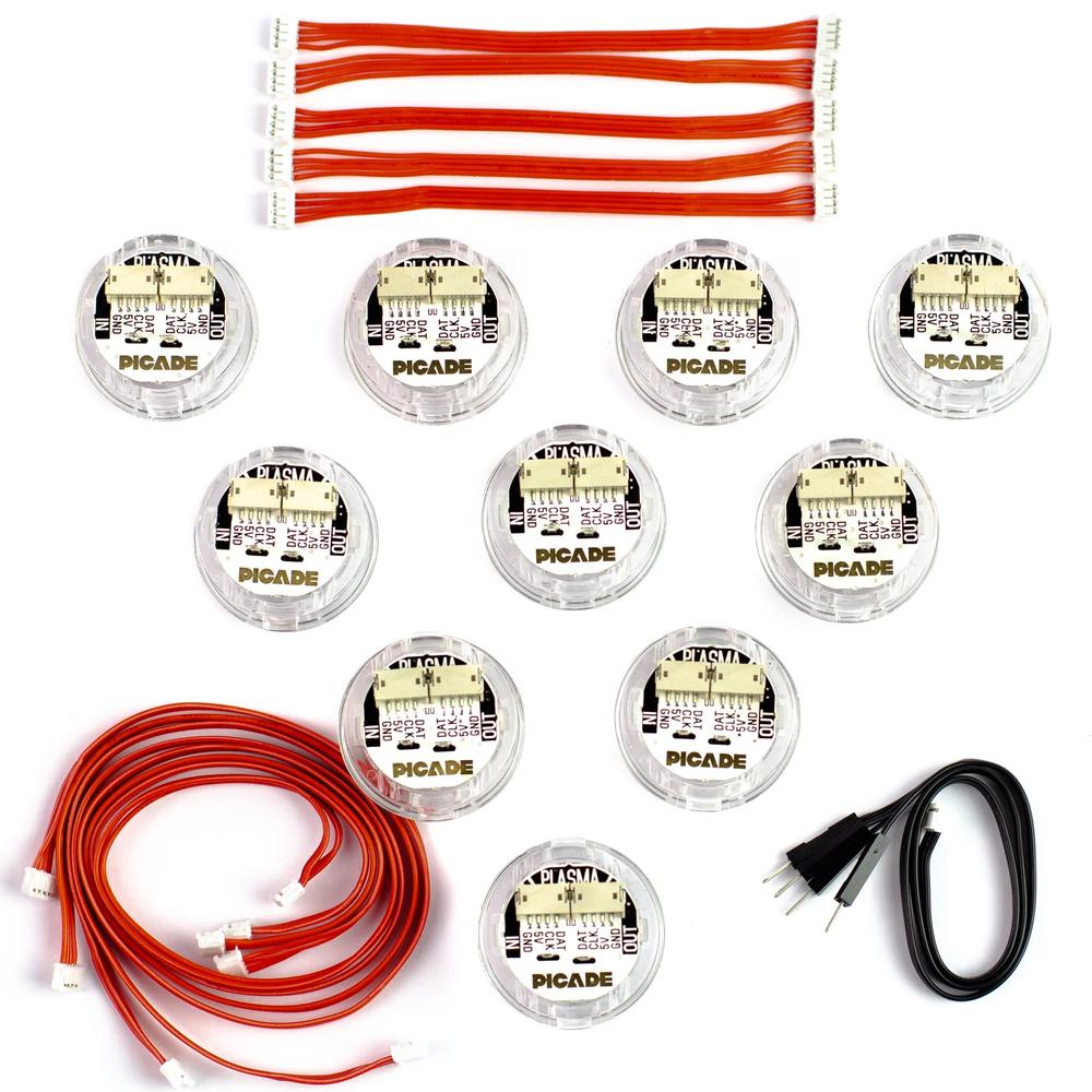 Pimoroni Picade Plasma Kit - Verlichte arcadeknoppen