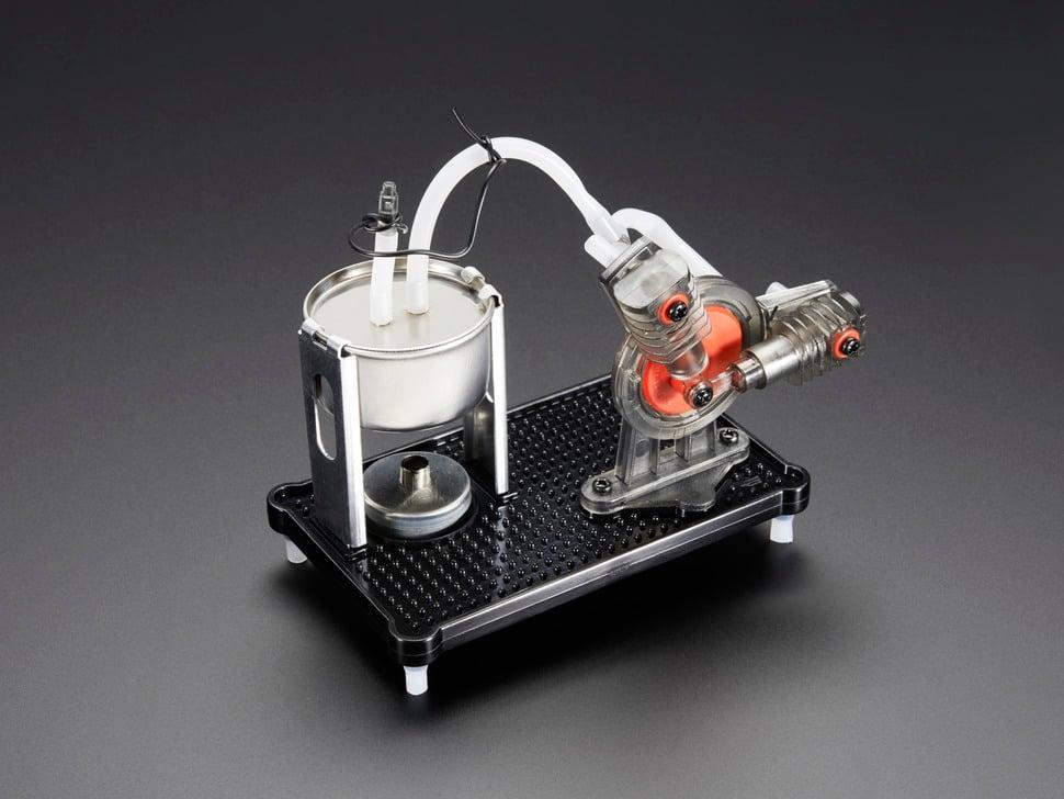 Adafruit V-twin stoommachine kit van Gakken