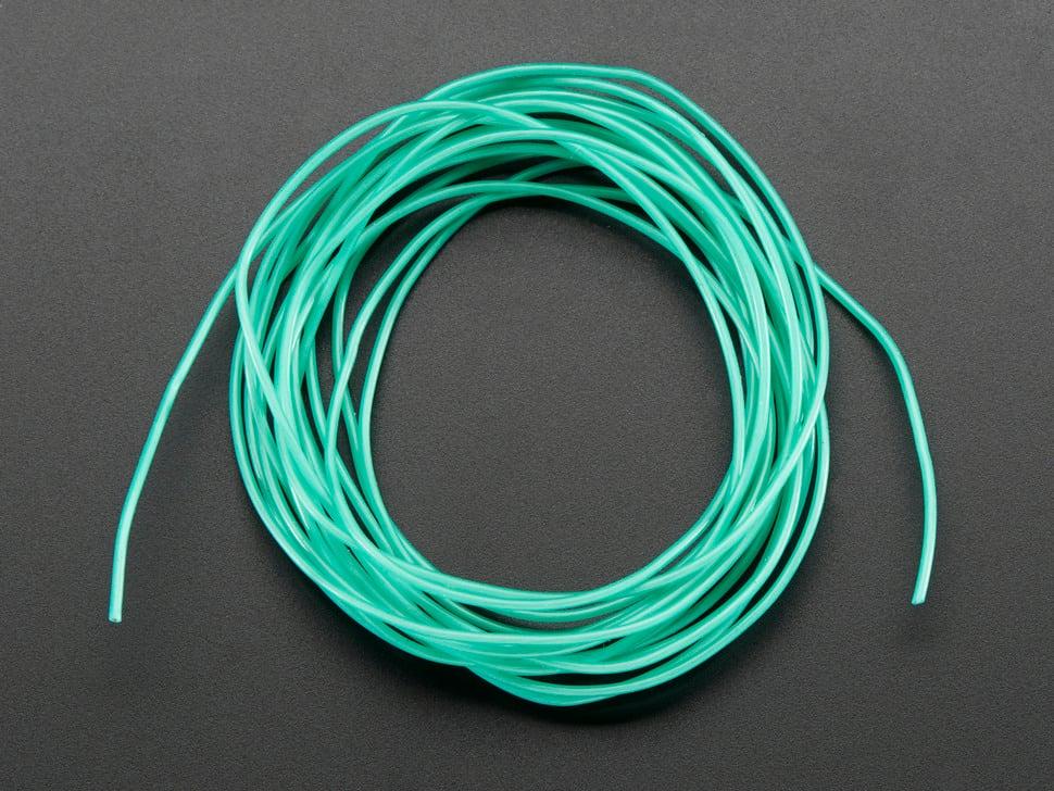 Adafruit Siliconen hoes stranded - kerndraad - 2m 30AWG green