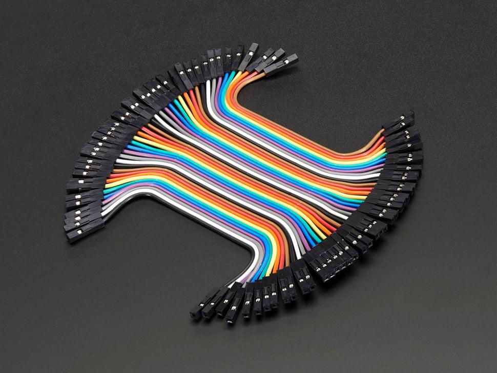 Adafruit Premium female /vrouwelijke jumper wires - 40 x 3" (75 mm)