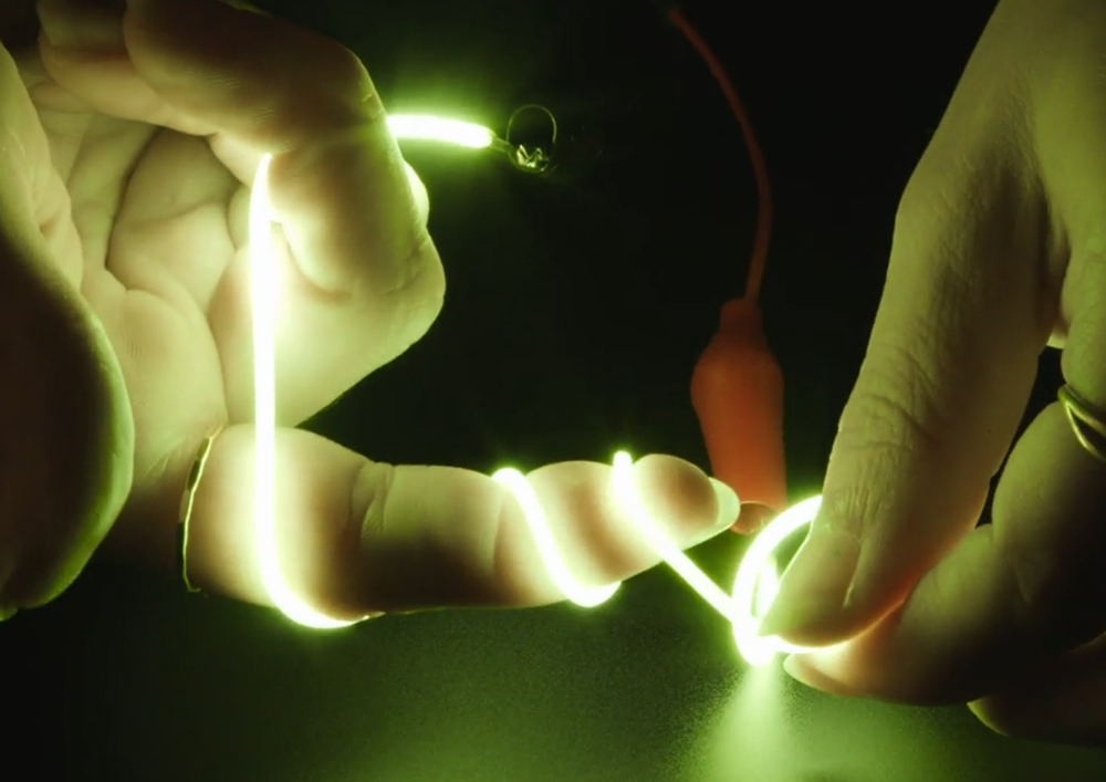 NOOds - Filamento de LED Flexível - 3V 300mm de comprimento - Verde Limão