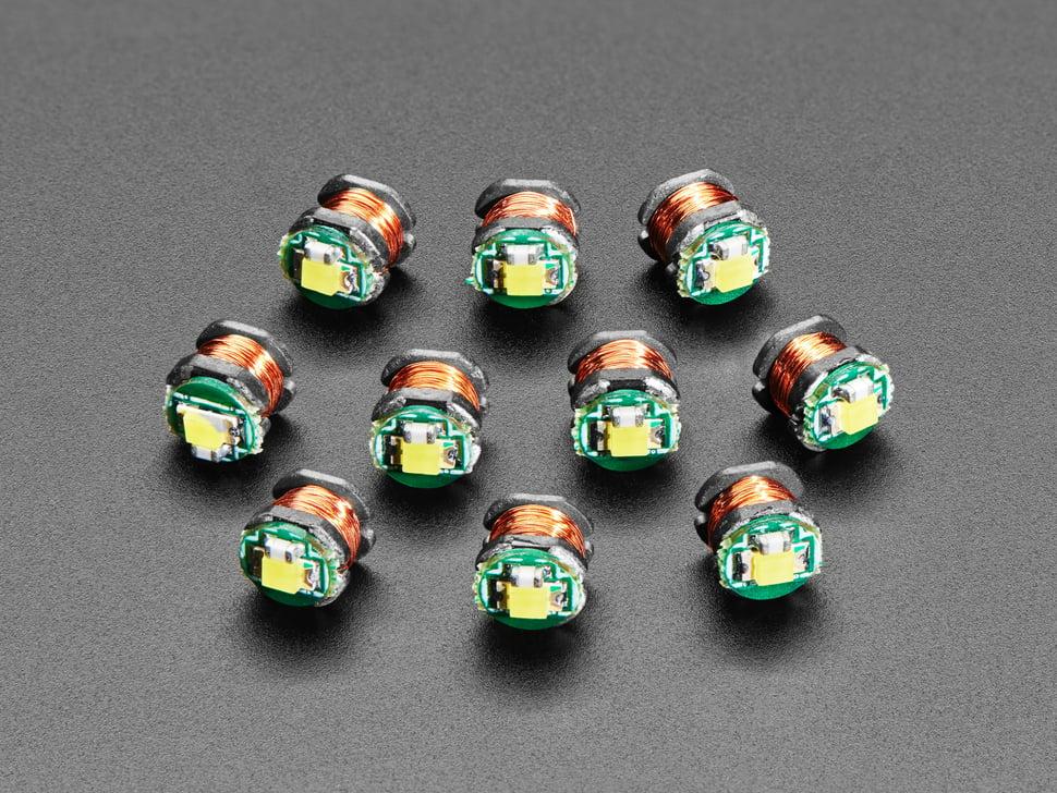 Adafruit Grote inductieve draadloze LED's - 10 stuks - Wit