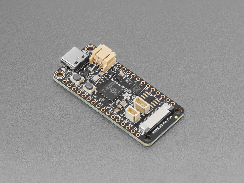 Adafruit Feather RP2350 con puerto HSTX
