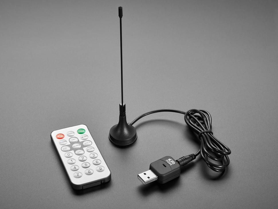 Adafruit Softwaregedefinieerde radio-ontvanger USB stick - RTL2832 met FC0013