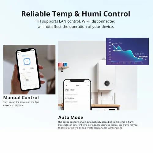 4G GSM tweekanaals afstandsbediening met APP WEB temperatuur-vochtigheidskoppeling SMS stroomuitvalalarm - EU-stekker 100-240V voor afstandsbediening en bewaking van apparaten