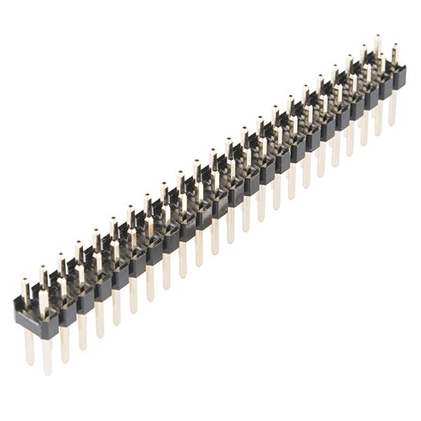 header - 2x23-pins male (PTH, 0,1")