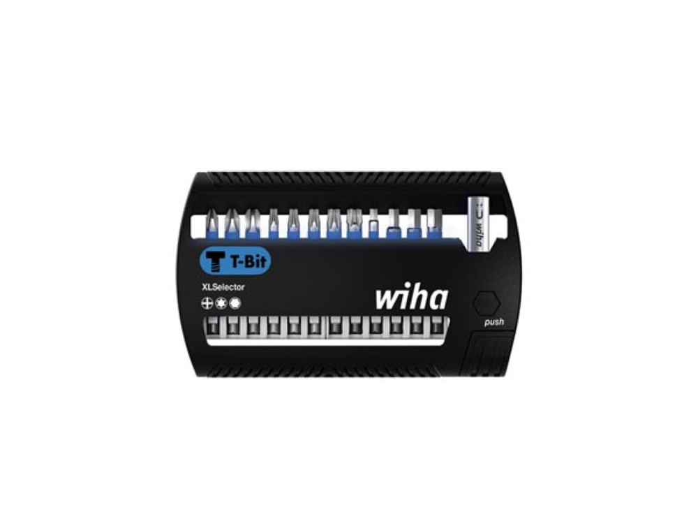 Wiha Bitset XLSelector - 13-Piece Set with Phillips, TORX, and Hex Bits