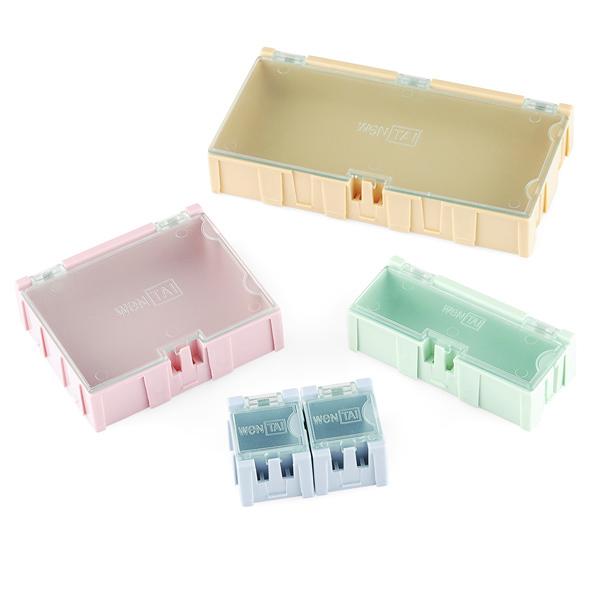 Modular Plastic Storage Box - Medium (4 pack)