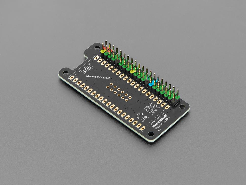 Adafruit Pico naar Pi HAT X Converter