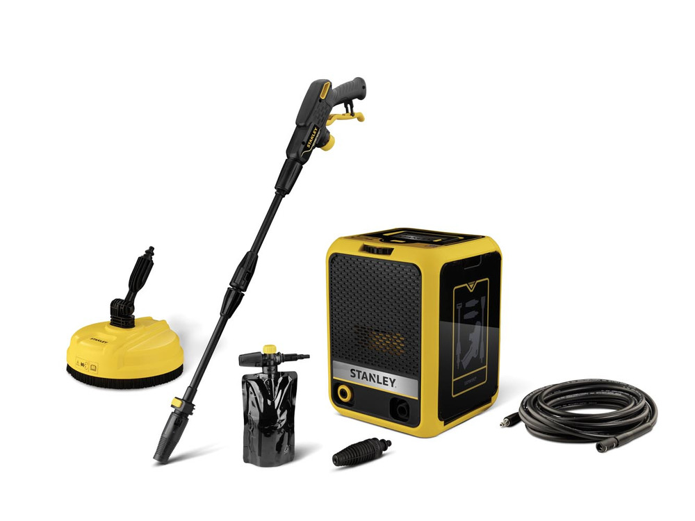 Stanley Nettoyeur haute pression 1900 W pour le nettoyage de la maison et du jardin