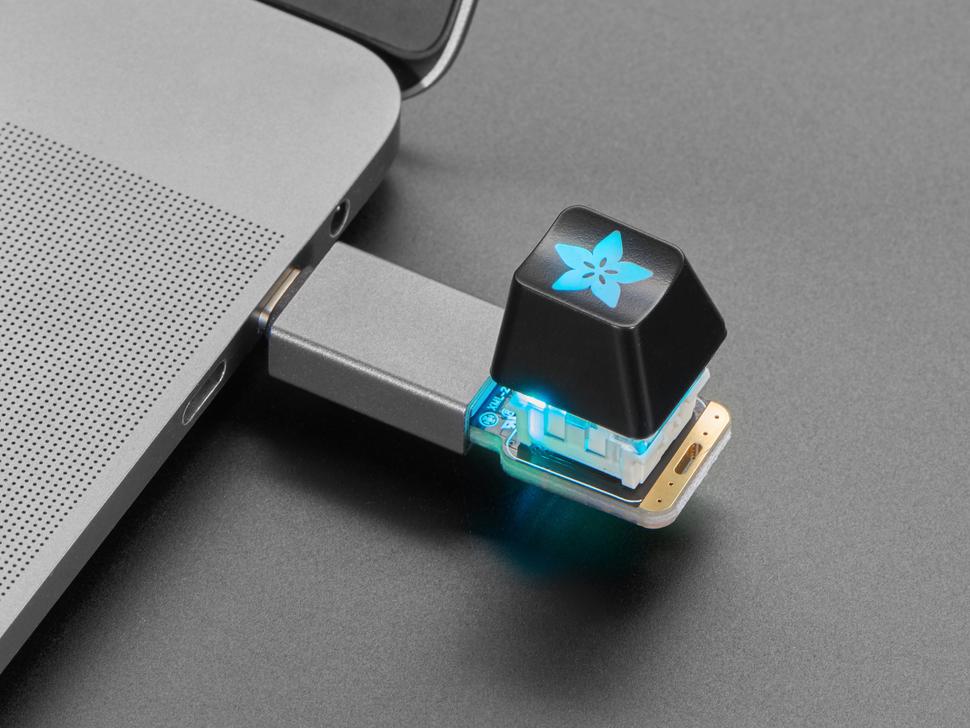 Adafruit USB A- socket naar USB Type C-stekkeradapter
