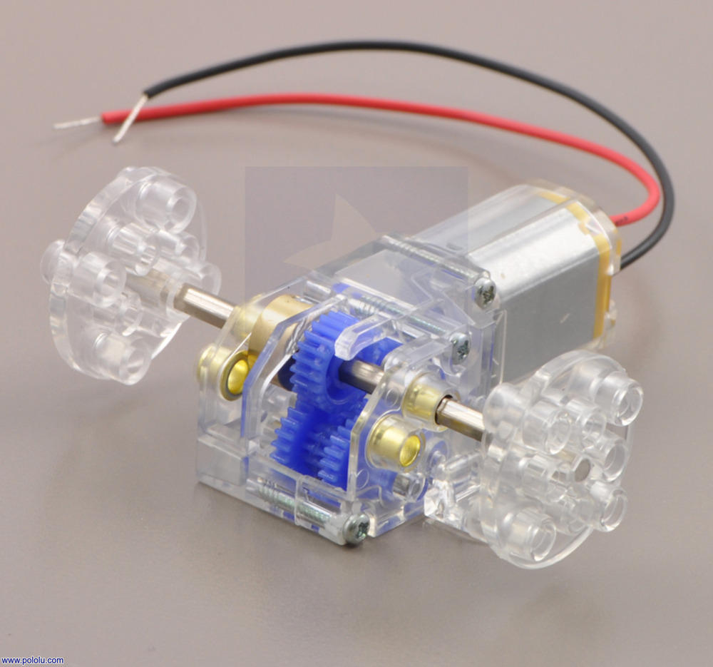 Pololu Kit Tamiya 70188 Mini Motor Gearbox (8 velocità)