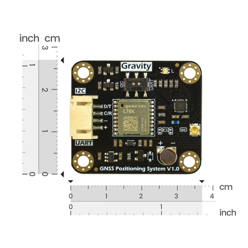 Gps Rtc Module DFRobot Gravidade: Módulo Receptor GNSS GPS BeiDou - I2C&UART - Opencircuit