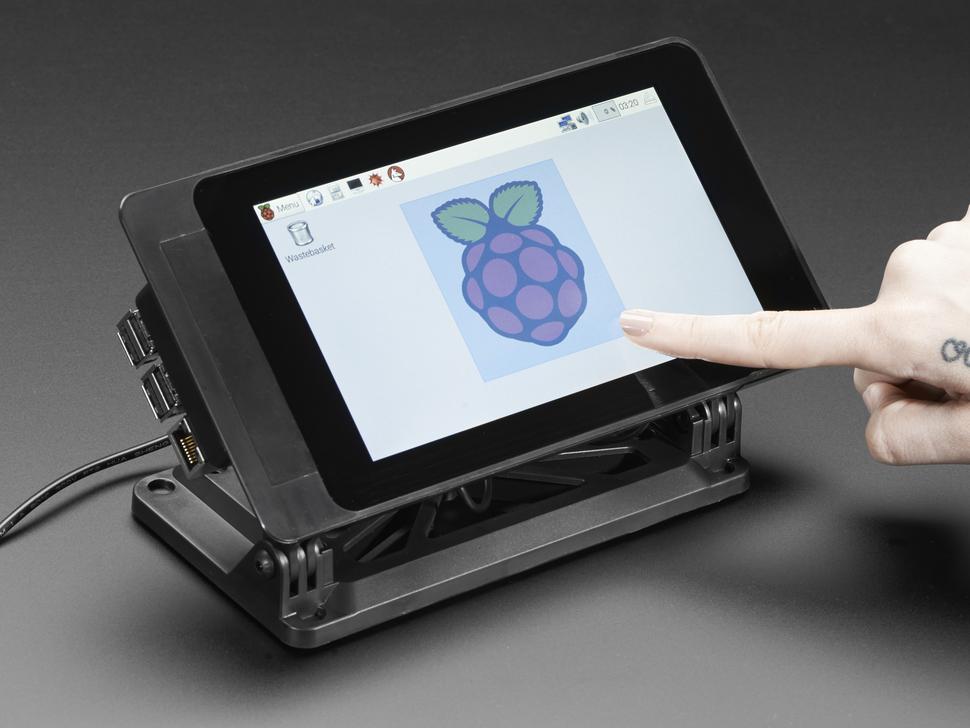 Adafruit SmartiPi Touch - Standaard voor Raspberry Pi 7" touchscreen- display