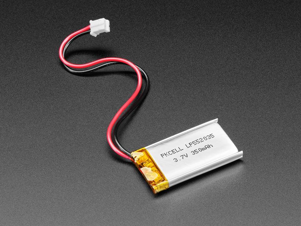 Adafruit Lithium-ion-polymeerbatterij - 3,7 V 350 mAh