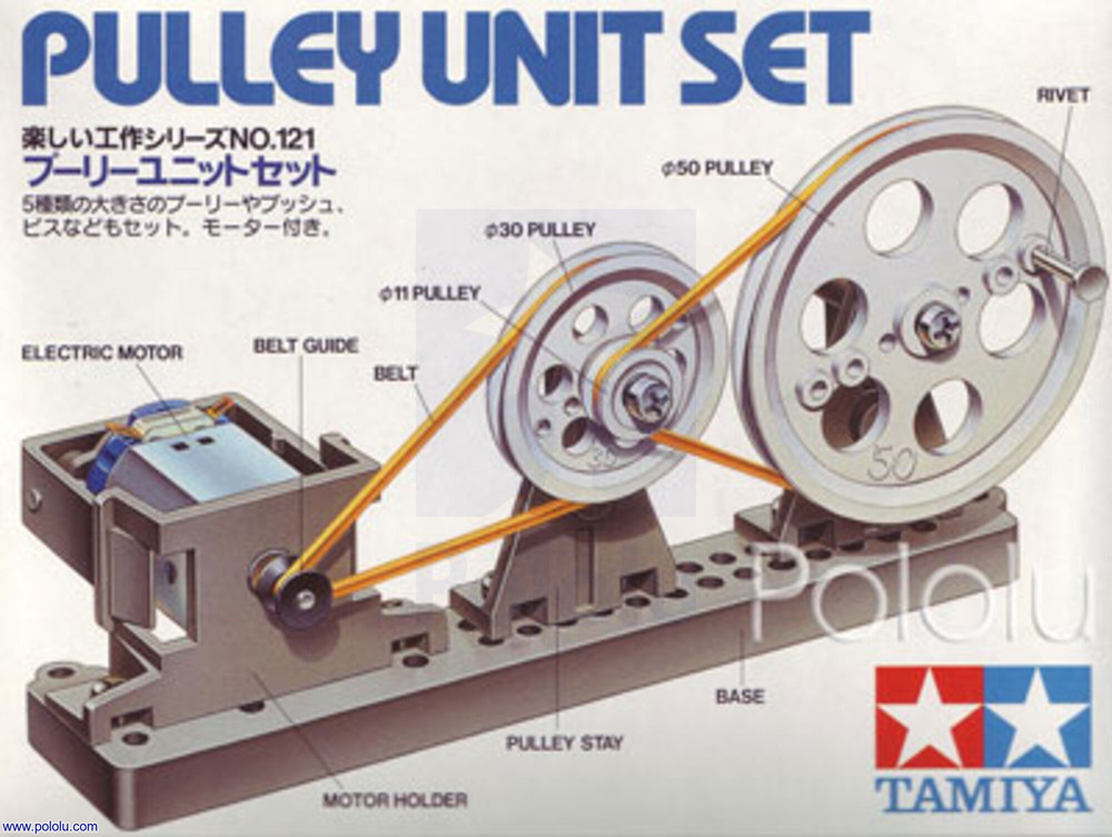 Pololu Tamiya 70121 Katrolset