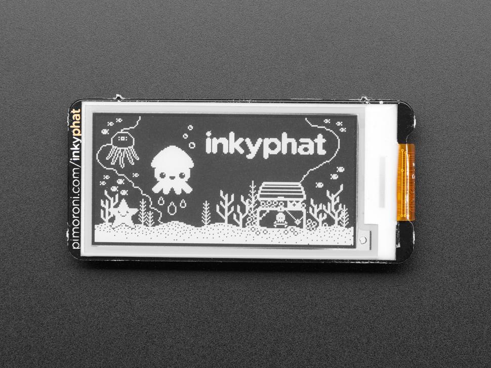 Adafruit Pimoroni Inky pHAT - eInk- display - Zwart/Wit