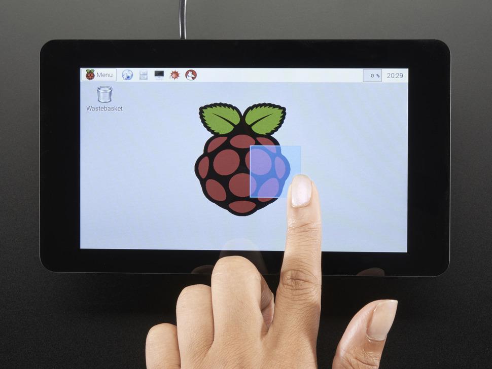 Adafruit Pi Foundation- display - 7" touchscreen- display voor Raspberry Pi