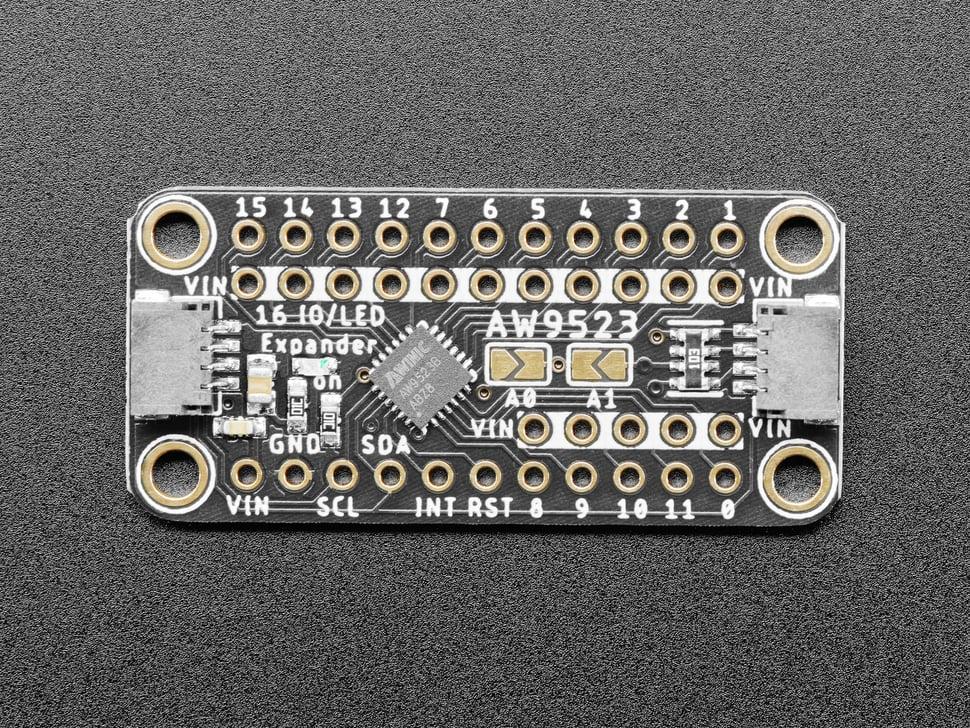Adafruit AW9523 GPIO Expander en LED Driver Breakout