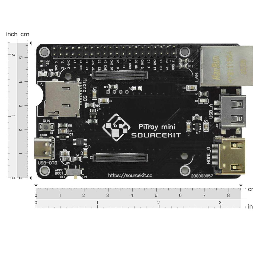 DFRobot PiTray Mini Pour Module De Calcul Raspberry Pi 4 Opencircuit dfrobot-pitray-mini-pour-module-de-calcul-raspberry-pi-4-opencircuit