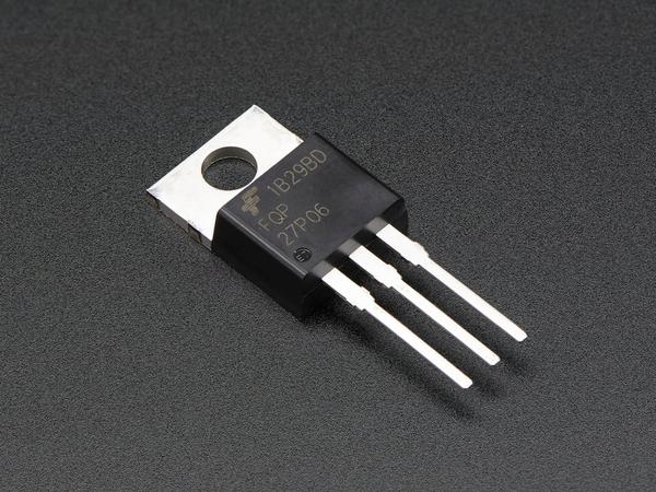MOSFET VN88AFD – 80V – 1.29A – 15W, Boîtier TO-220SD, SILICONIX, NOS (non ROHS)