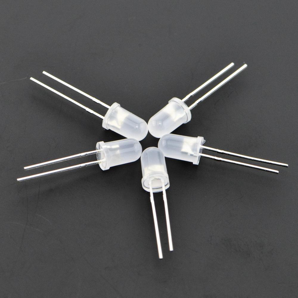 DFRobot Pack de LED diffuses de 5 mm (50 pièces) - Opencircuit