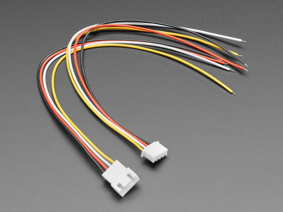 Adafruit 2,5 mm pitch 4-pins kabel passend paar - JST XH compatibel