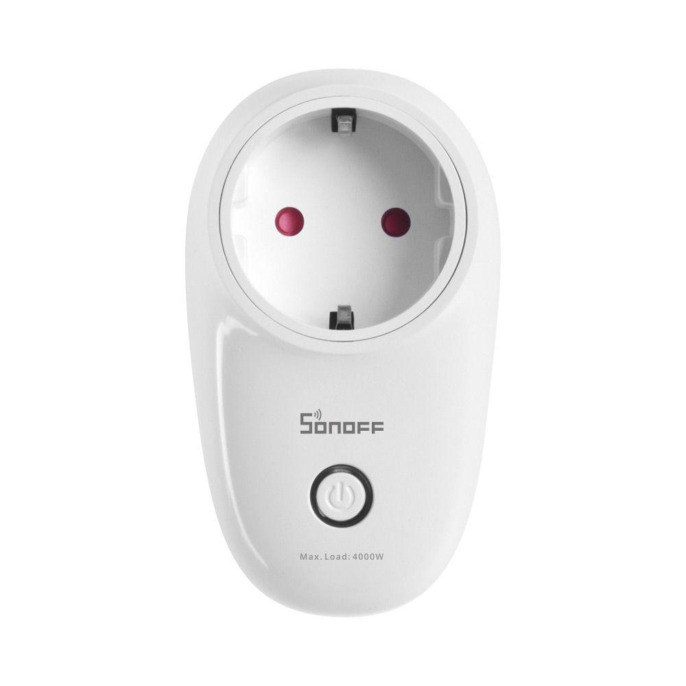 Sonoff S26 Smart Socket - Soquete WiFi com plugue UE (F) - Terra de segurança