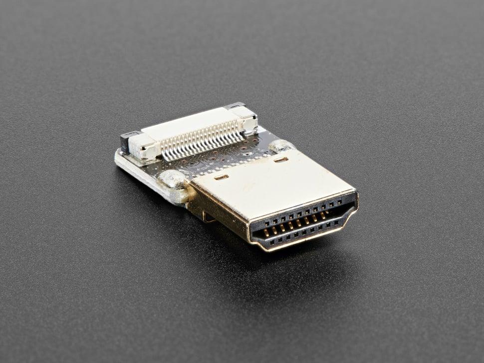 Adafruit DIY HDMI-kabelonderdelen - Rechte HDMI-stekkeradapter