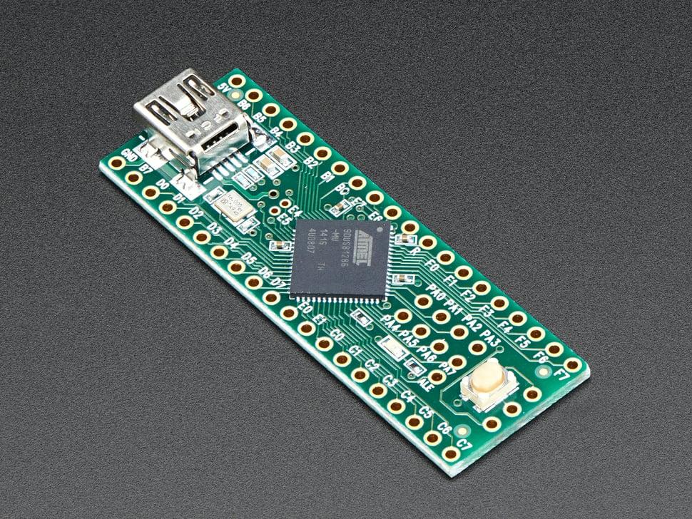 Adafruit Teensy ++ (AT90USB1286 USB - board ) + header