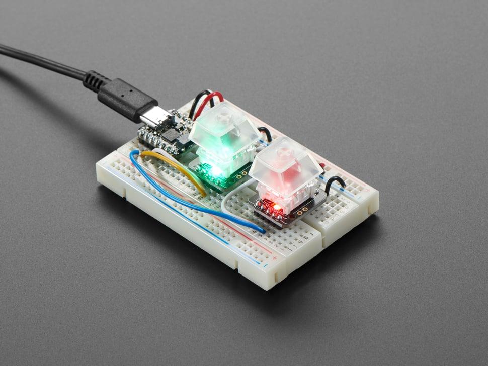 Adafruit NeoKey- socket breakout voor mechanische sleutelschakelaars met NeoPixel