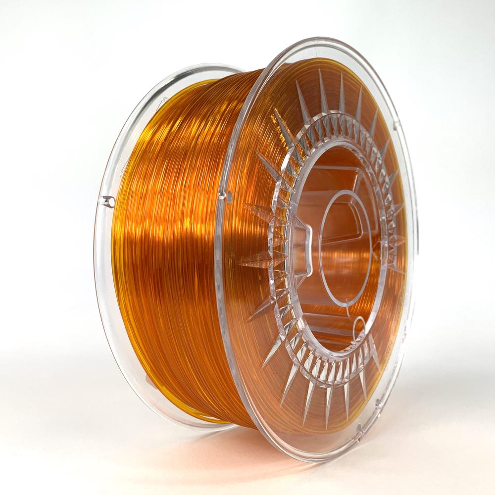 PETG Filament 1.75mm - 1kg - Transparent bright orange