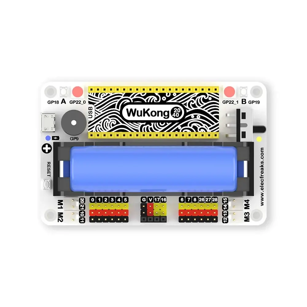 Wukong2040 Breakout Bord voor Raspberry Pi Pico