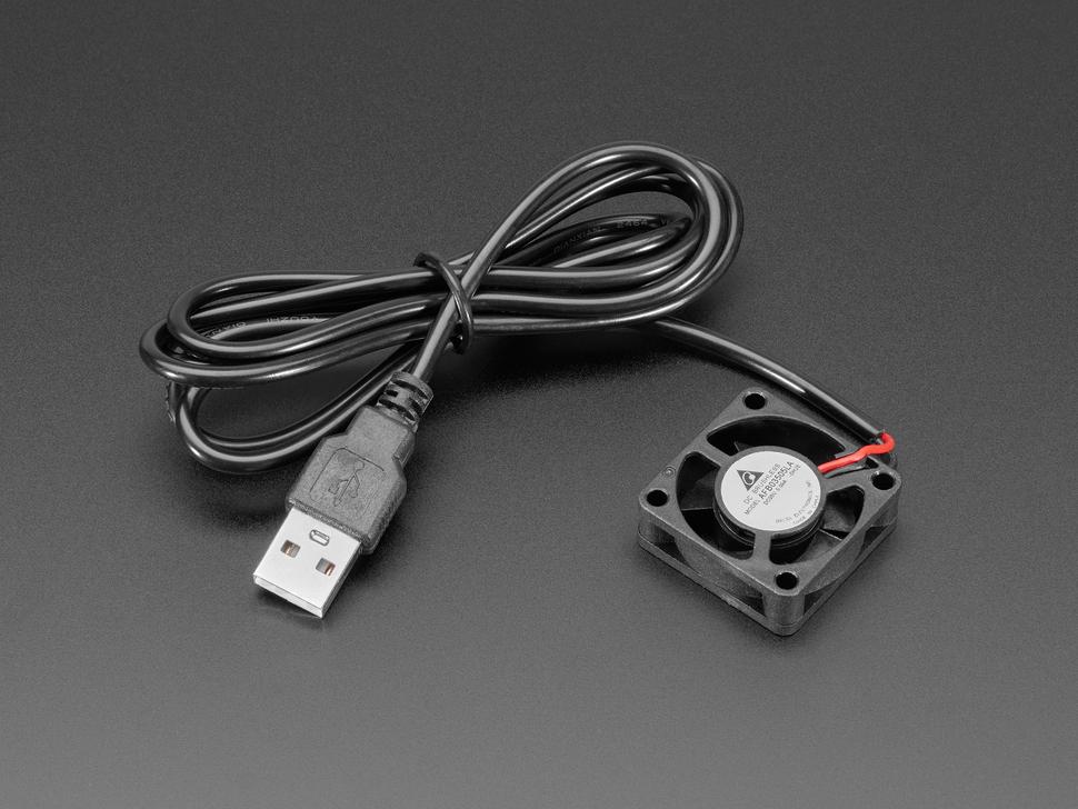Adafruit 5V Vierkante USB-ventilator - 3 cm