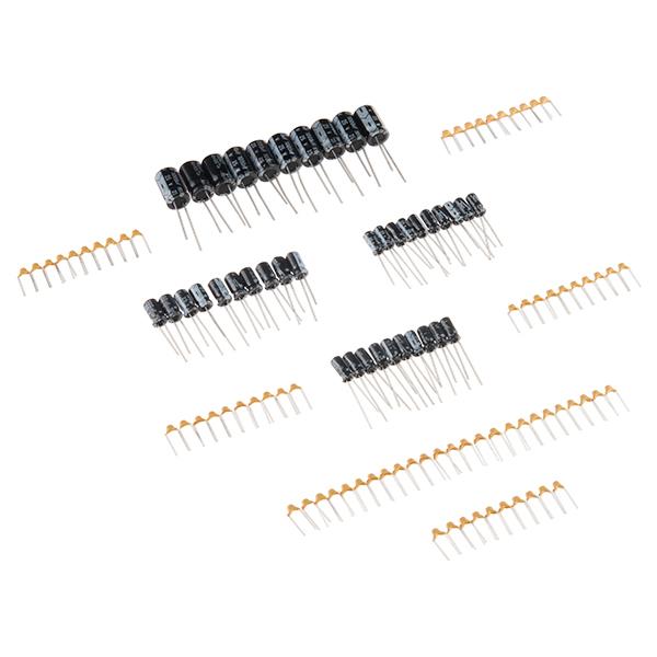 Condensatore elettrolitico da 10uF 35V - 25 pezzi - Opencircuit