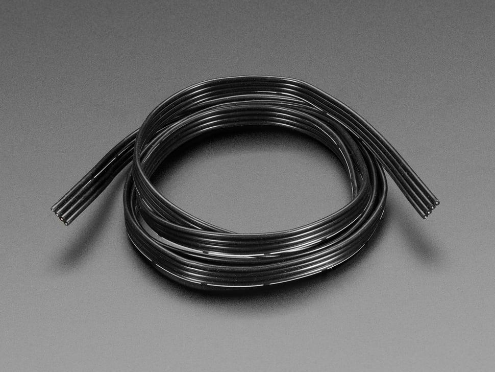 Adafruit Siliconen hoes stranded kern - lintkabel - 4 draden, 1 meter lang