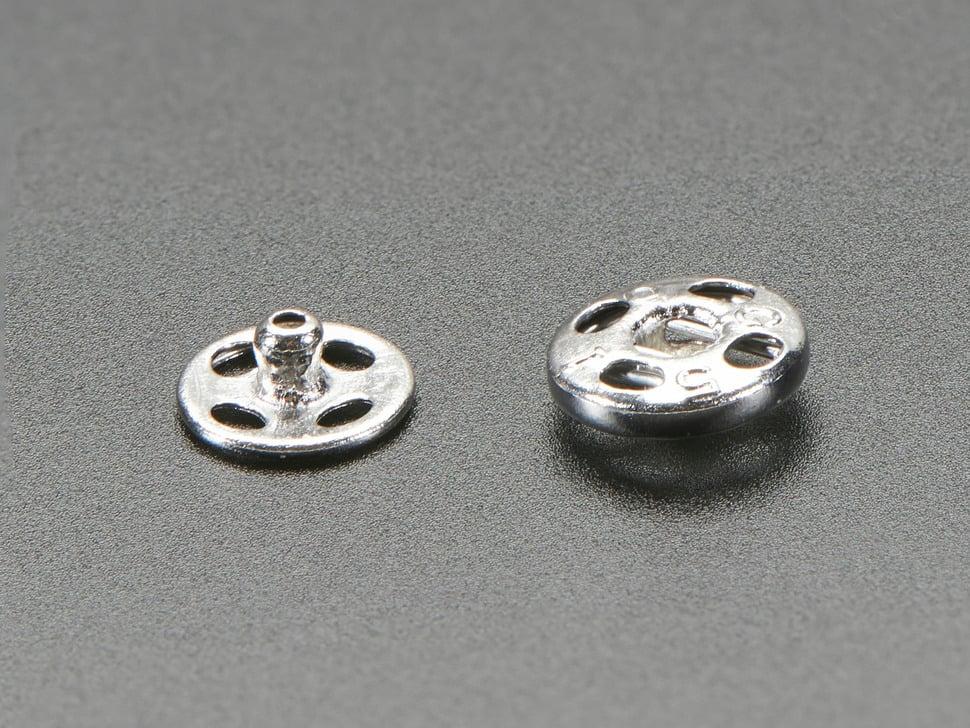 Adafruit Naaibare drukknopen - 5 mm diameter - Kaart met 24 stuks