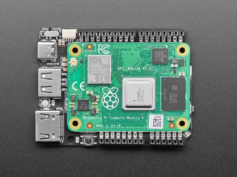 Adafruit Piunora Lite Carrier voor Raspberry Pi 4-module van Diodes ...