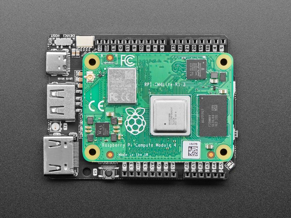 Adafruit Piunora Lite Carrier voor Raspberry Pi 4-module van Diodes Delight