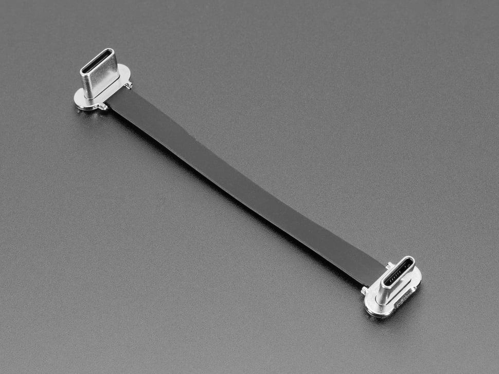Adafruit Slimme haakse USB C naar USB C-kabel - 75 mm