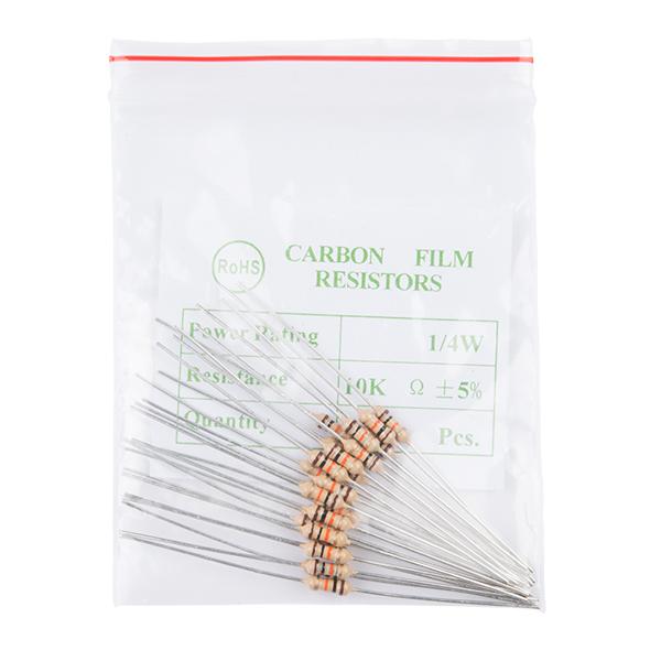Lot De 10 Résistances 1,6Kohm (1K6) 1/4W 5% - Cuche Métal, Neuf Sous Emballage, Origine Chine