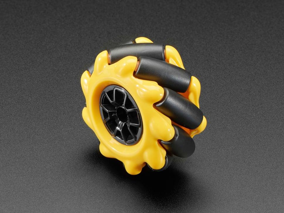 Adafruit Linker Mecanumwiel - 48 mm diameter - TT-motor of kruisas