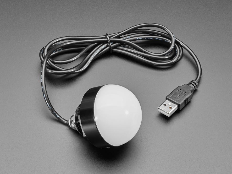 Adafruit Verzegelde driekleurige USB gestuurde halfronde alarmlamp