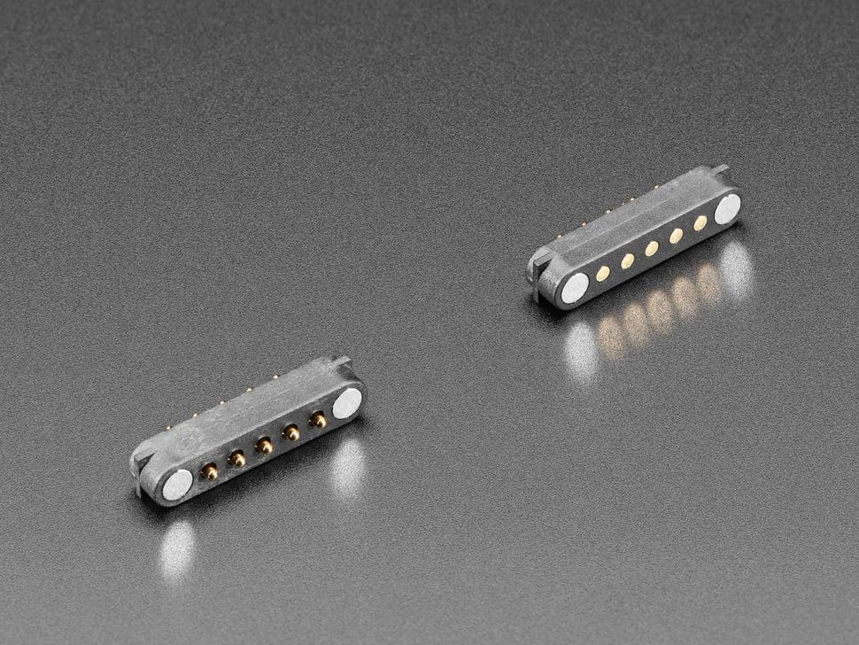 Adafruit DIY magnetische connector - rechte hoek vijf contactpennen