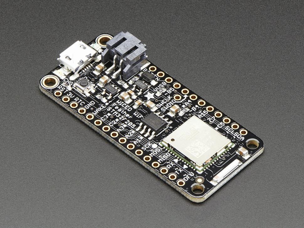 Adafruit WICED WiFi- feather - STM32F205 met Cypress WICED WiFi