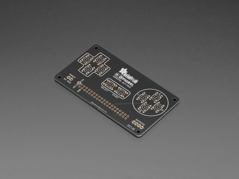 Adafruit PiGRRL 2.0 Aangepaste Gamepad PCB